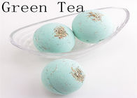 Green Tea Dissolving Bath Balls , Blackhead Remover Aromatherapy Bath Bombs