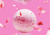 Bubble Fizzy Natural Bath Bombs Rose Flavor Soft Foam Whitening Pink Bath Bomb