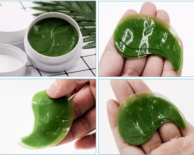 Idrogel che stringe nutrizione verde di cristallo dell'alga del collagene della maschera della toppa dell'occhio