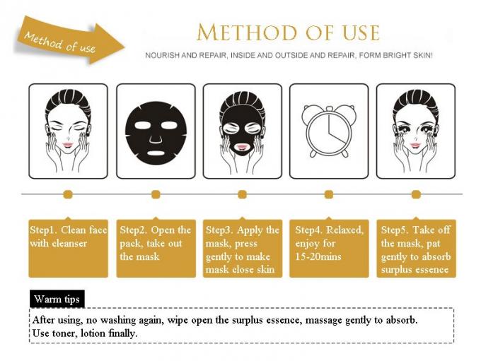 OEM di pulizia profondo/ODM di protezione delle maschere degli ingredienti di bambù naturali neri del carbone