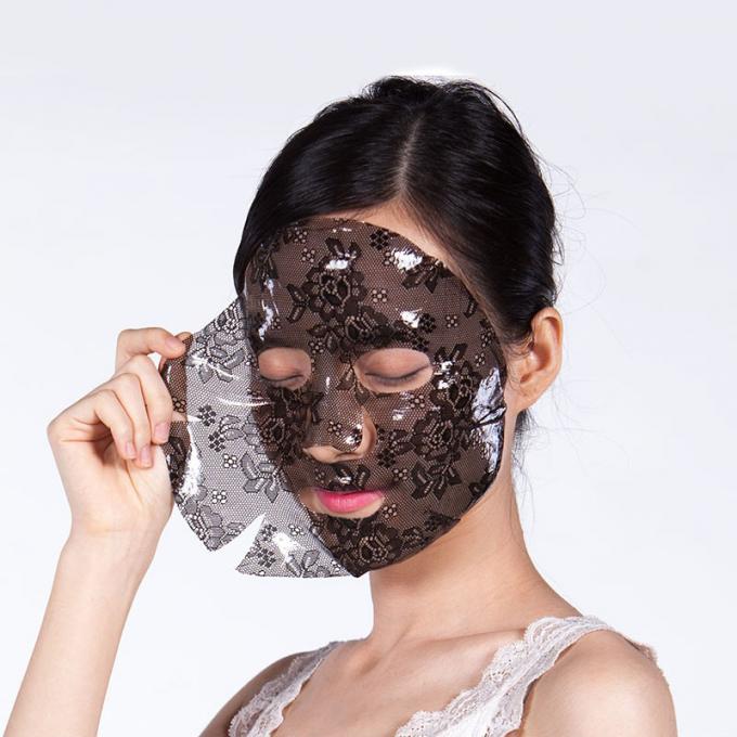 Maschera facciale del pizzo di cristallo del collagene per le donne che aumentano idratazione profonda di elasticità