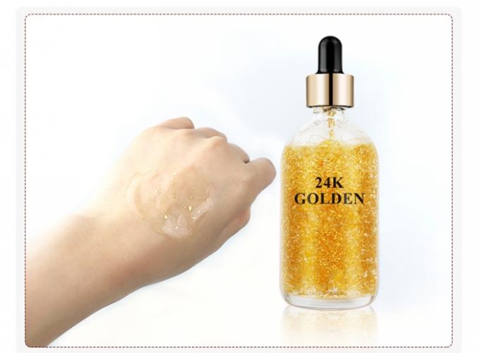 Cura di pelle dell'oro di carati Pure24 di 99%, idratante naturale del fronte dell'olio dell'essenza per pelle asciutta