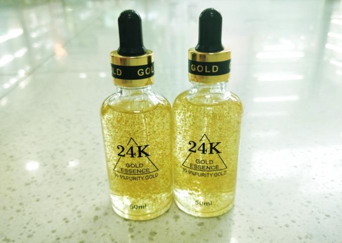 Cura di pelle dell'oro di carati Pure24 di 99%, idratante naturale del fronte dell'olio dell'essenza per pelle asciutta
