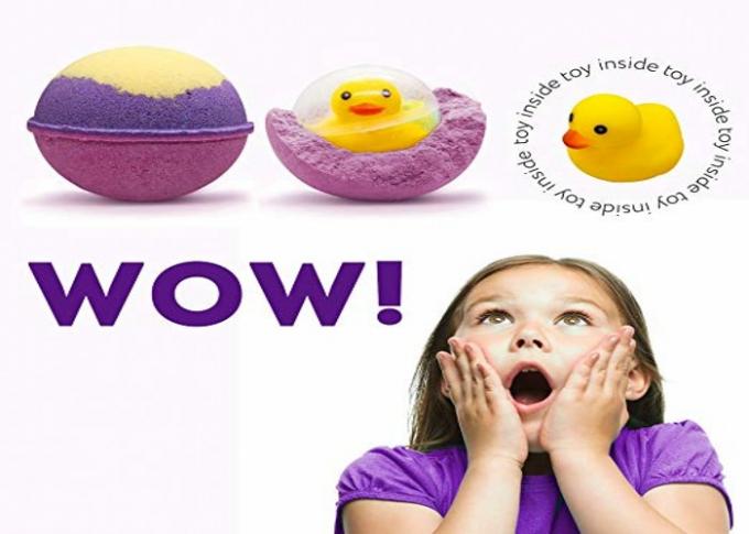 Il divertimento naturale di XXL 7 OZ ed il bagno sicuro Fizzies per i bambini scelgono il colore a forma di palla